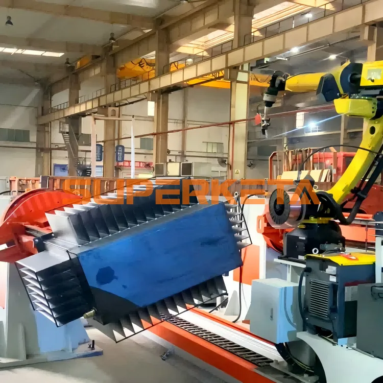 Robot Welding Solution For Square Corrugated Oil Tank